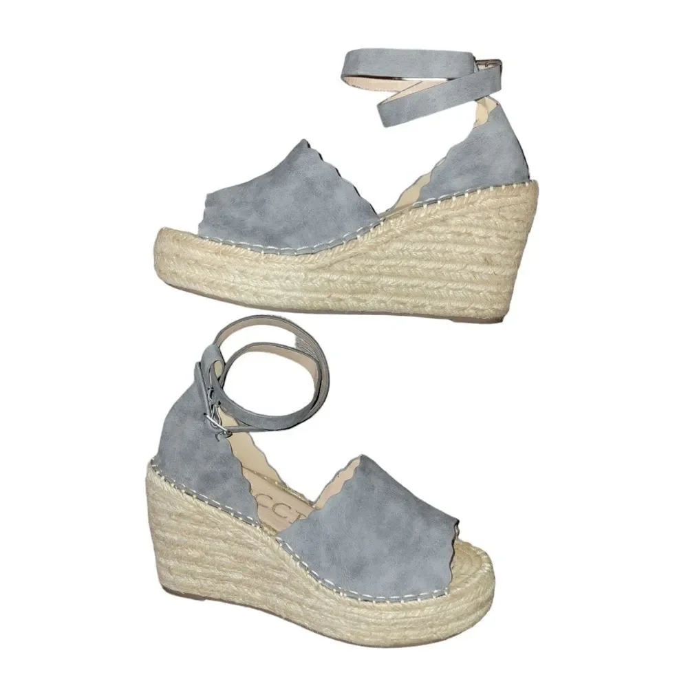 Ccocci Shoes Grey Espadrille Wedges Wedge Sandals 9